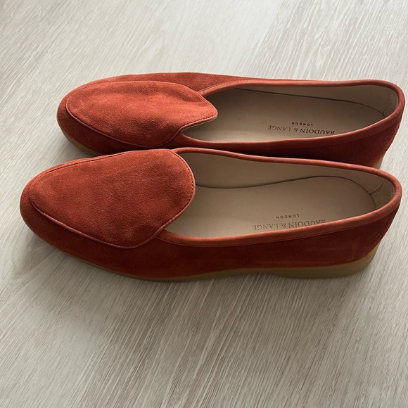 Baudoin & Lange Suede Stride Loafer (EUR 37) - Henna - Picture 6 of 10